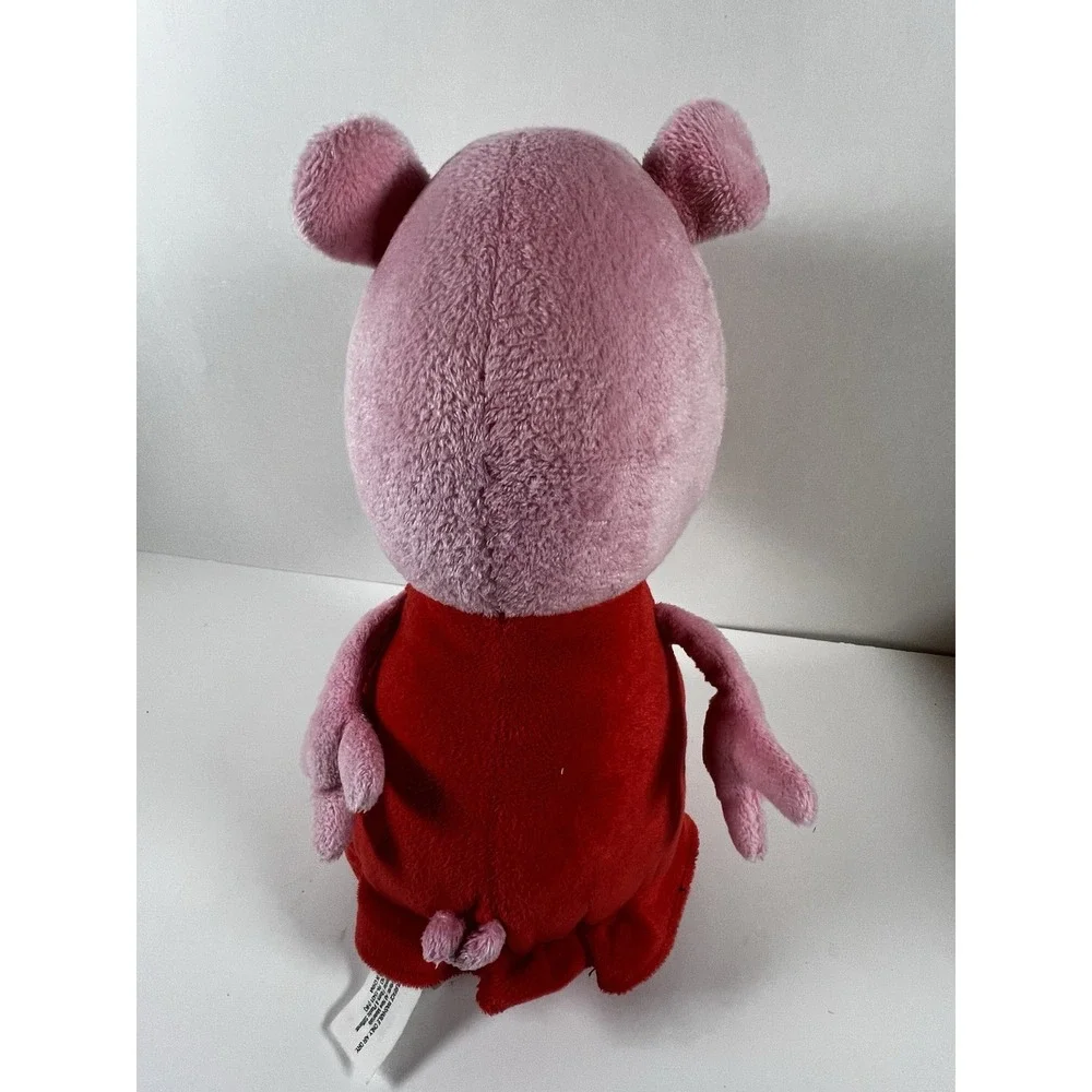 Peppa Pig Plush Toy Stuffed Animal Red Dress‎ Cartoon Piggy